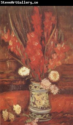 Vincent Van Gogh Vase with Red Gladioli (nn04)